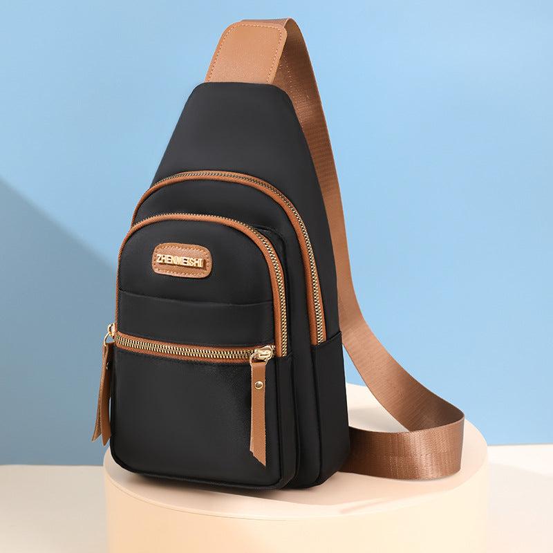 Women's Nylon Sling Backpack Crossbody Bag for Outdoor Travel