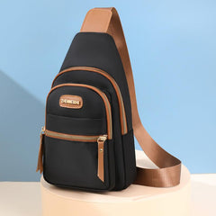 Women's Nylon Sling Backpack Crossbody Bag for Outdoor Travel