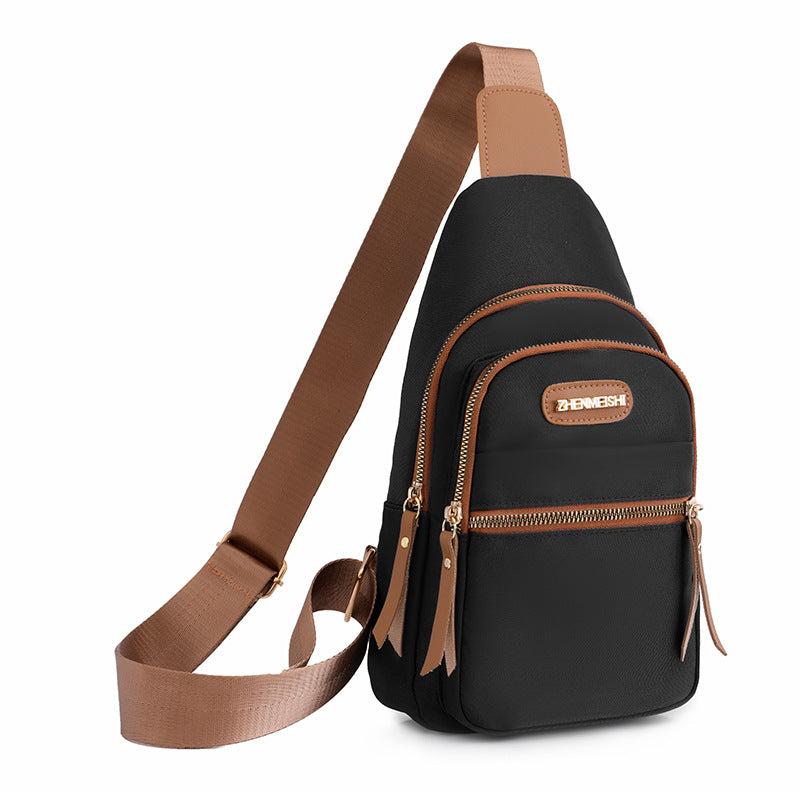 Women's Nylon Sling Backpack Crossbody Bag for Outdoor Travel