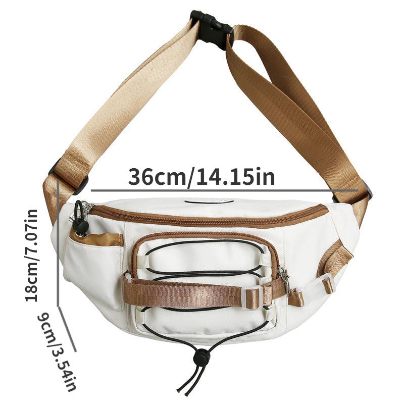 Stylish Colorblock Chest Bag Crossbody Sling Bag