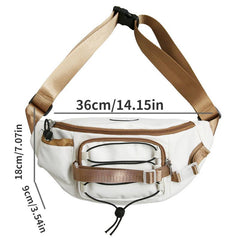 Stylish Colorblock Chest Bag Crossbody Sling Bag