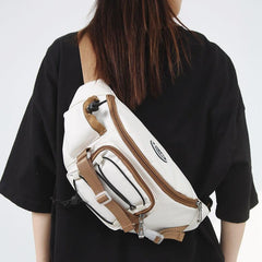 Stylish Colorblock Chest Bag Crossbody Sling Bag