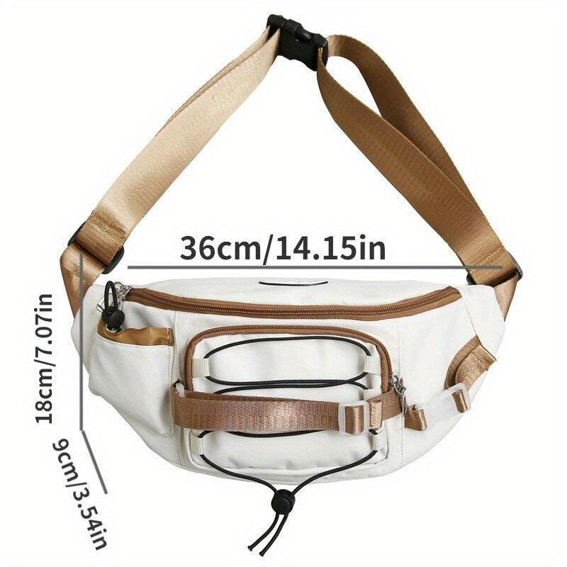 Stylish Colorblock Chest Bag Crossbody Sling Bag