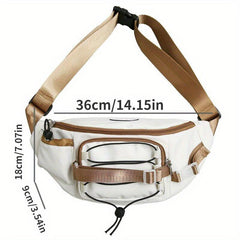 Stylish Colorblock Chest Bag Crossbody Sling Bag
