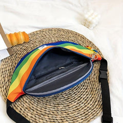 Rainbow Pattern Waist Bag LGBTQ Pride Fanny Pack