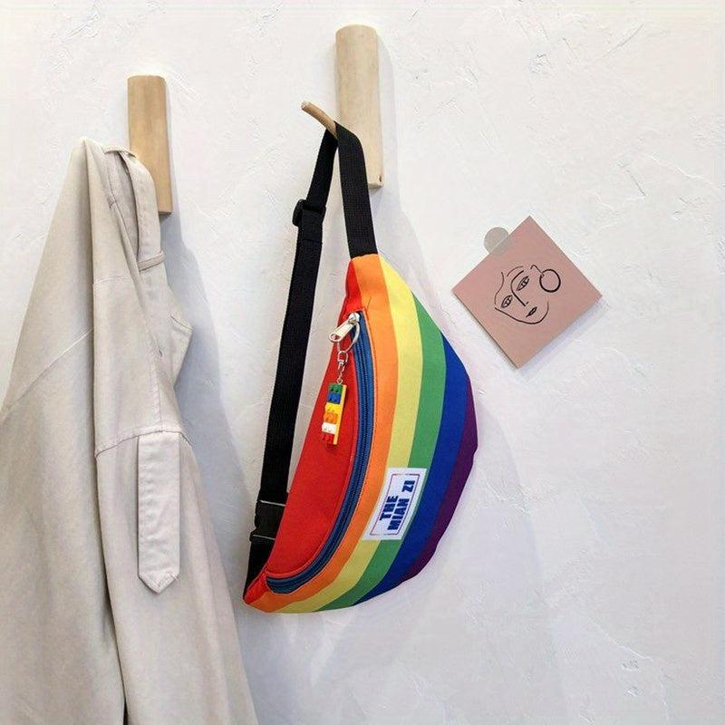 Rainbow Pattern Waist Bag LGBTQ Pride Fanny Pack