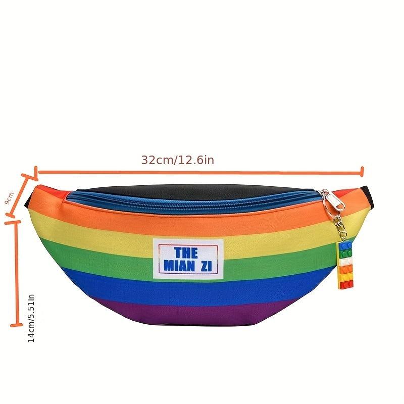 Rainbow Pattern Waist Bag LGBTQ Pride Fanny Pack