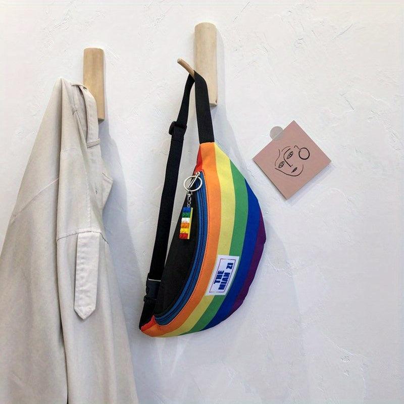 Rainbow Pattern Waist Bag LGBTQ Pride Fanny Pack
