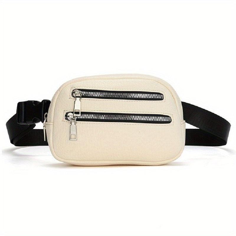 Vintage Waist Zipper Bag Classic Belt Bag For Sports