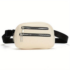 Vintage Waist Zipper Bag Classic Belt Bag For Sports
