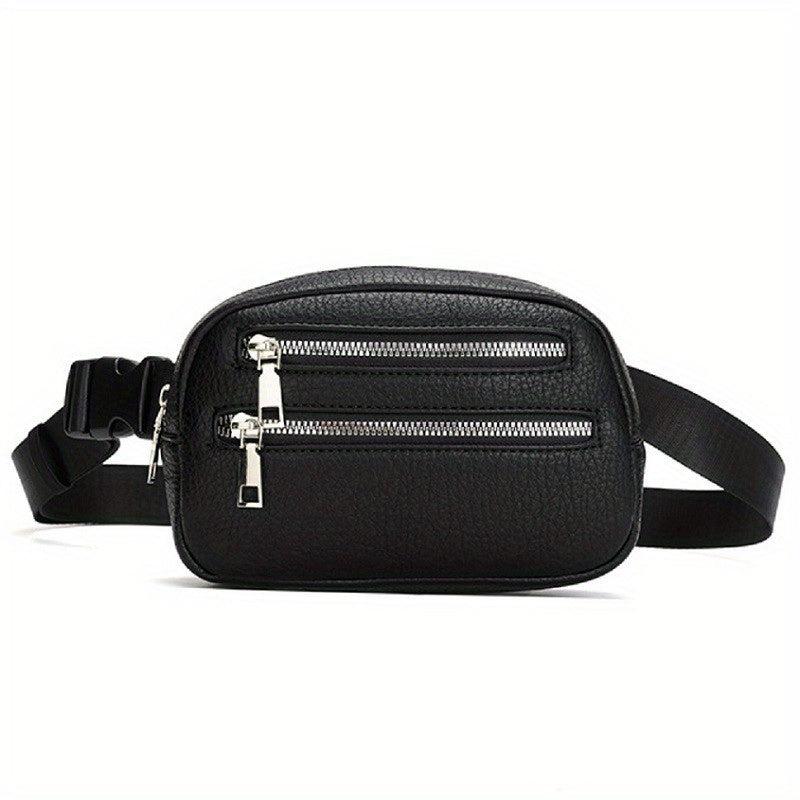 Vintage Waist Zipper Bag Classic Belt Bag For Sports