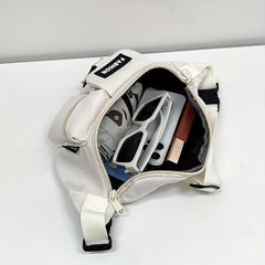 Casual Crossbody Bag Zipper Chest Sports Storage Bag
