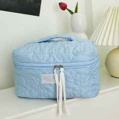 Women's Portable Cosmetic Zipper Bag Lightweight Makeup Organizer