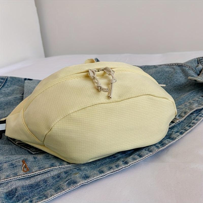 Minimalist Crossbody Bag All Match Zipper Chest Bag