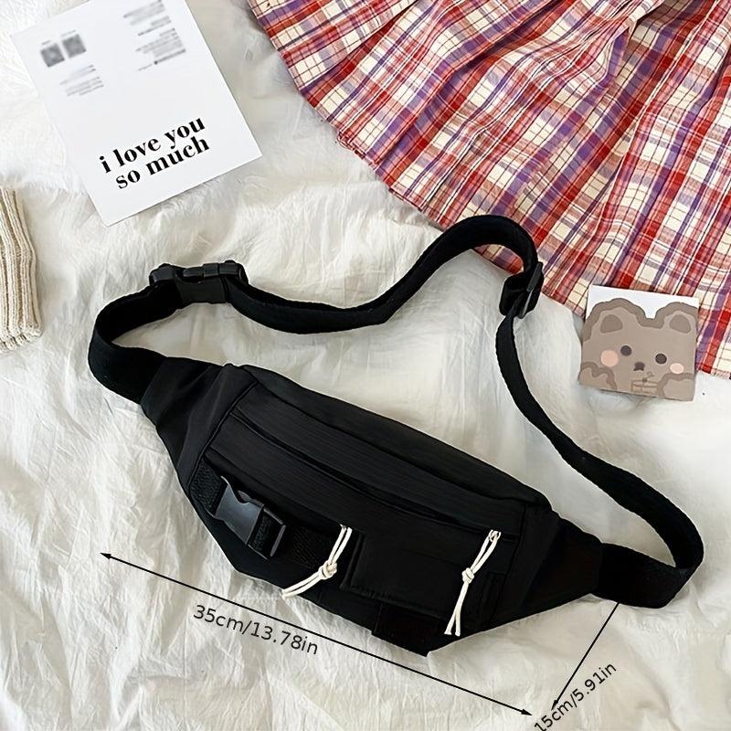 Large Capacity Chest Bag Solid Crossbody Bag