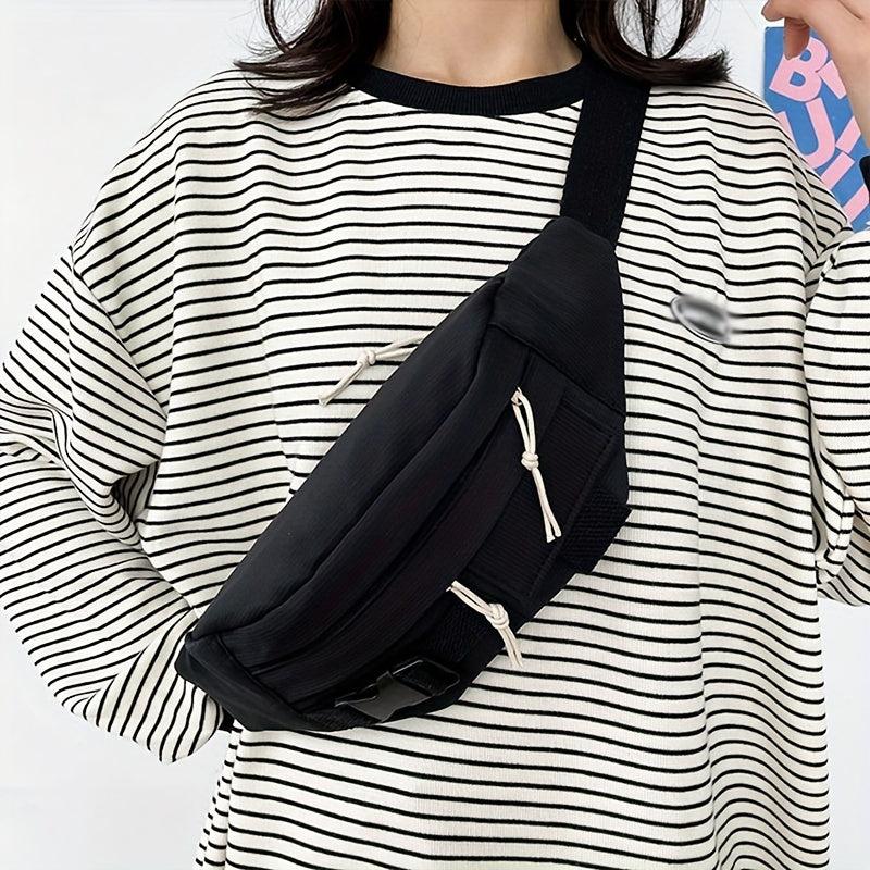 Large Capacity Chest Bag Solid Crossbody Bag