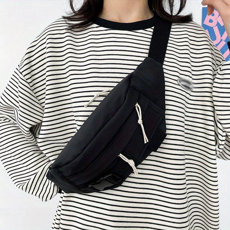 Large Capacity Chest Bag Solid Crossbody Bag