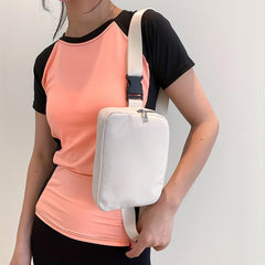 Women's Belt Bag Solid Fanny Pack Sports Yoga Crossbody Purse
