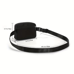Women's Belt Bag Solid Fanny Pack Sports Yoga Crossbody Purse