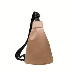 Women's PU Leather Chest Bag Crossbody Travel Shoulder Purse