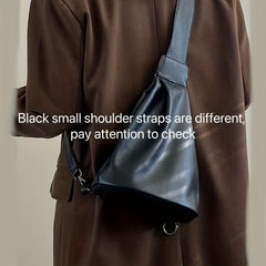 Women's PU Leather Chest Bag Crossbody Travel Shoulder Purse