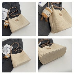 Straw Woven Tote Bag Summer Beach Hobo Bag Women's Casual Handbag