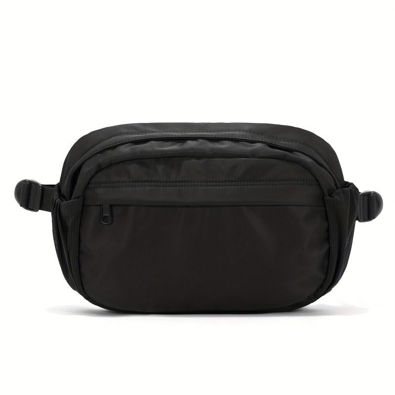 Solid Waist Bag All Match Zipper Fancy Pack Sports Chest Bag