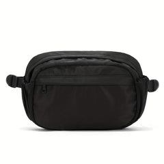 Solid Waist Bag All Match Zipper Fancy Pack Sports Chest Bag