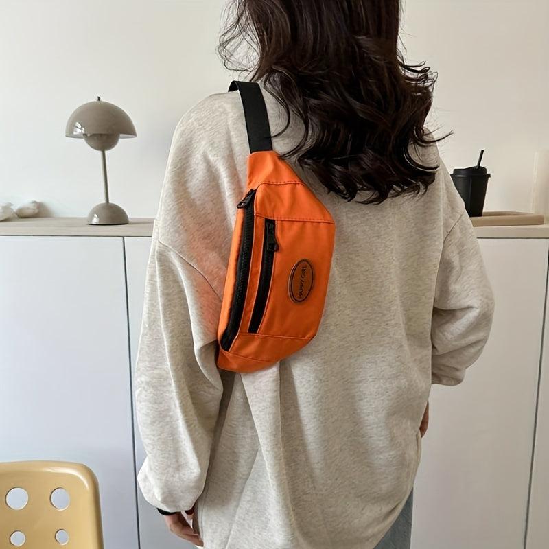 Casual Chest Zipper Bag Crossbody Bag Outdoor Storage Bag