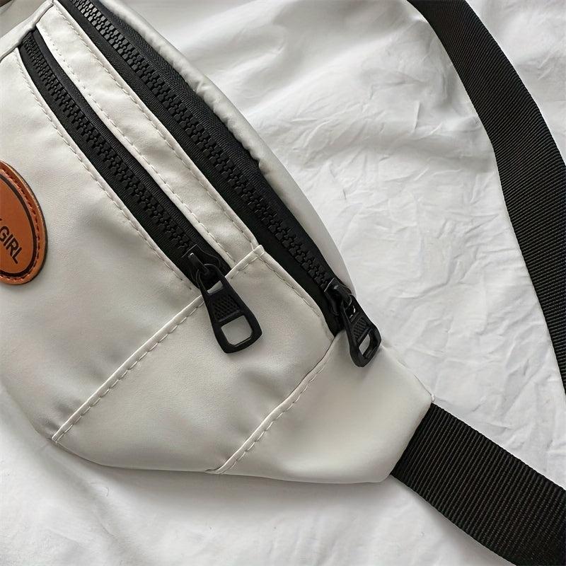 Casual Chest Zipper Bag Crossbody Bag Outdoor Storage Bag