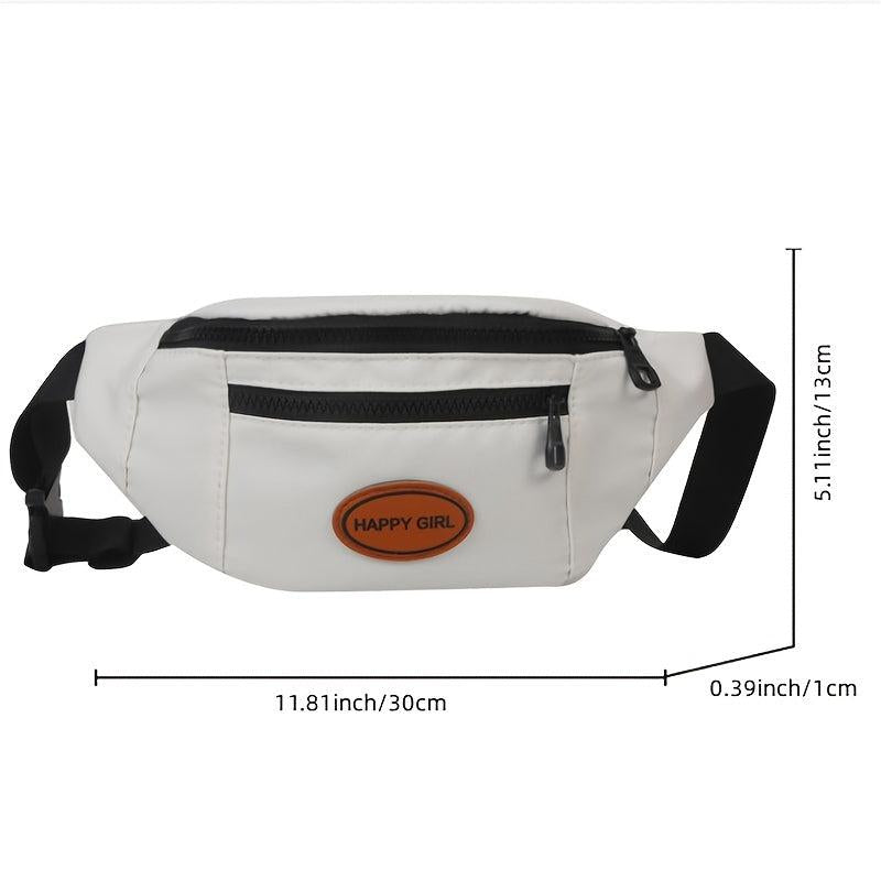 Casual Chest Zipper Bag Crossbody Bag Outdoor Storage Bag