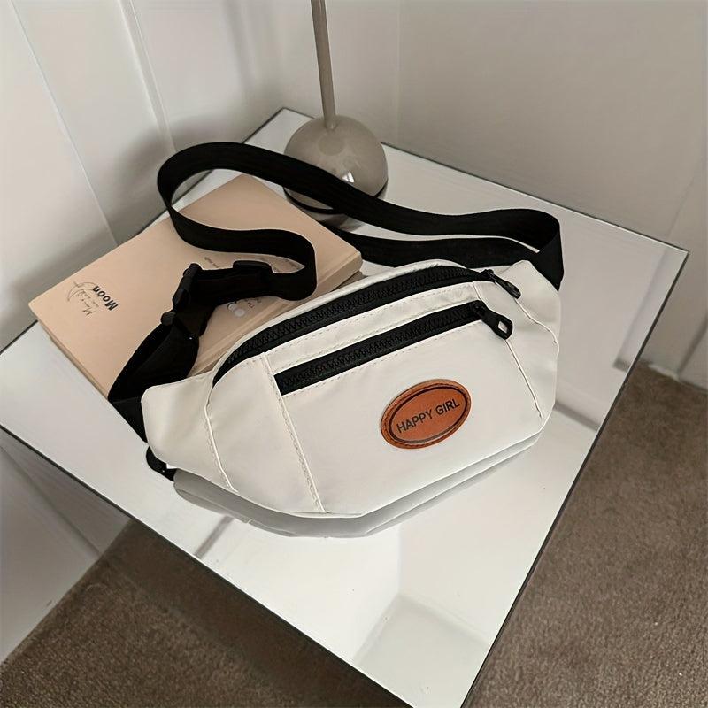 Casual Chest Zipper Bag Crossbody Bag Outdoor Storage Bag