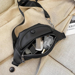 Stylish Fanny Pack Chain Crossbody Bag Women's Chest Purse