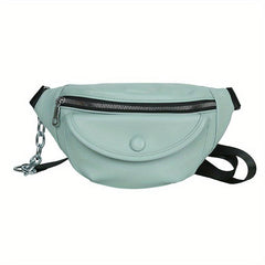 Stylish Fanny Pack Chain Crossbody Bag Women's Chest Purse