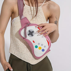 Gamepad Novelty Chest Bag Women's Crossbody Sling & Purse