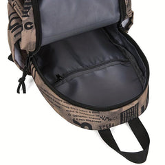Casual Letter Pattern Sling Bag Vintage Crossbody Bag