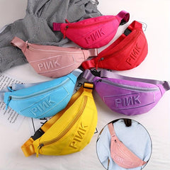 Pink Embroidery Crossbody Bag for Women