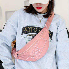 Pink Embroidery Crossbody Bag for Women