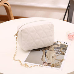 Women's Quilted Crossbody Waist Bag Lightweight Chest Bag