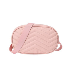 Women's Quilted Crossbody Waist Bag Lightweight Chest Bag