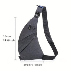 Outdoor Sports Sling Bag Casual Nylon Crossbody Bag