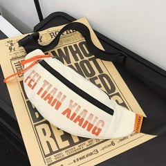 Stylish Letter Graphic Chest Bag