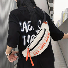 Stylish Letter Graphic Chest Bag