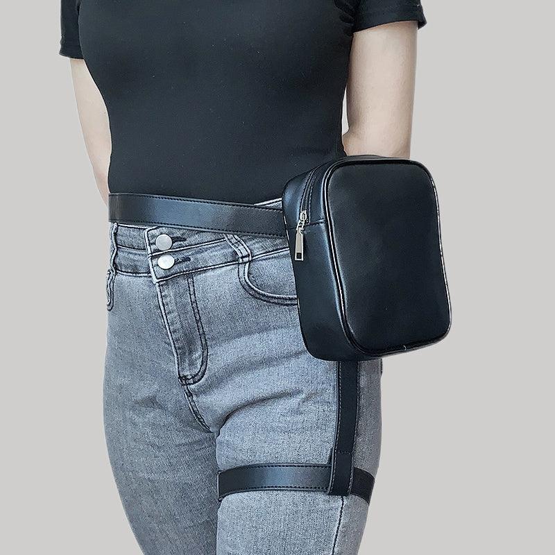 Women's Small Zip Belt & Leg Bag for Workouts