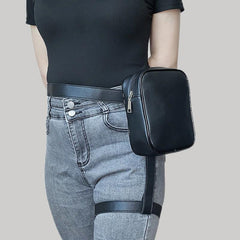 Women's Small Zip Belt & Leg Bag for Workouts