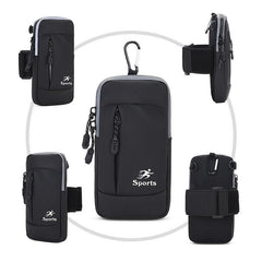 Zipper Phone Wallet Arm Bag For Sports