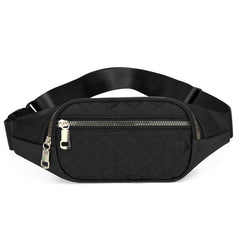 Quilted Waist Bag Zip Detail Fanny Pack