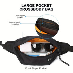 Minimalist Solid Chest Bag Casual Crossbody Bag Sports Outdoor Waist Fancy Pack