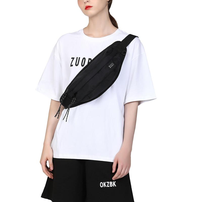Minimalist Solid Chest Bag Casual Crossbody Bag Sports Outdoor Waist Fancy Pack