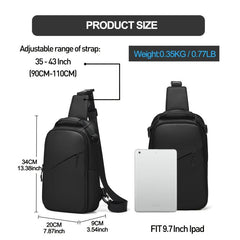 Large Capacity Crossbody Bag Sports Fitness Gym Chest Bag